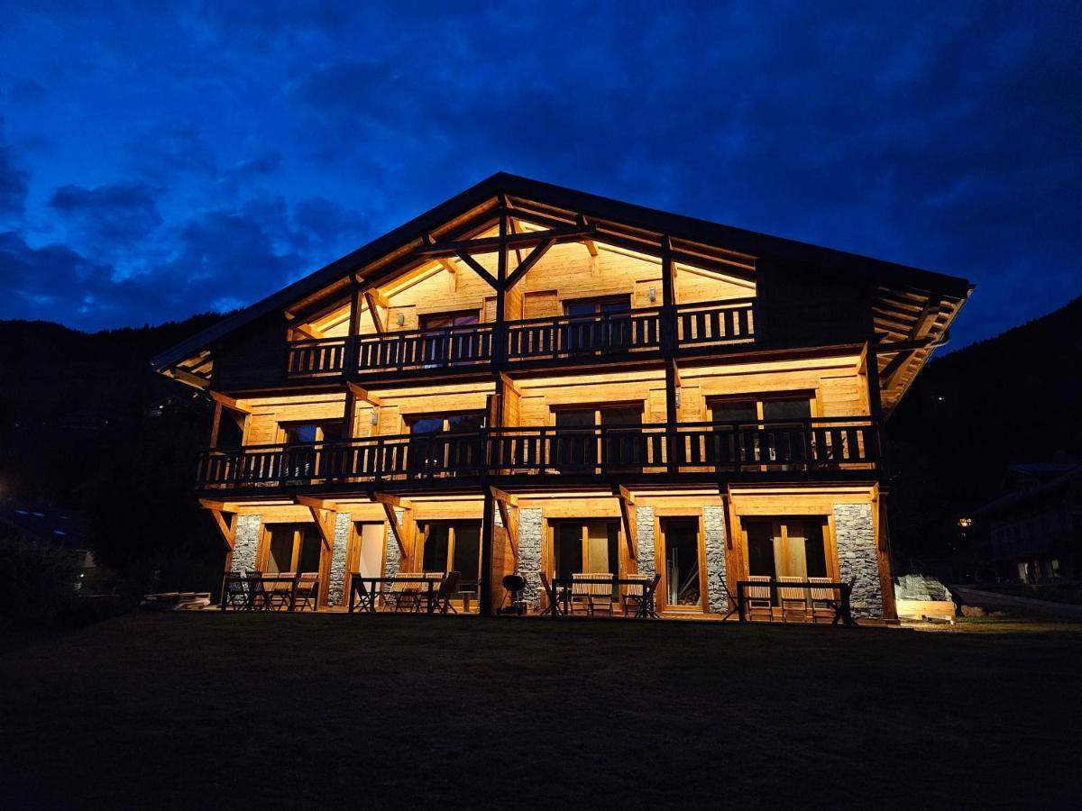 Demi-Chalet Vadel La Panthiaz 15 Pers 5 Chambres Abondance Exterior foto