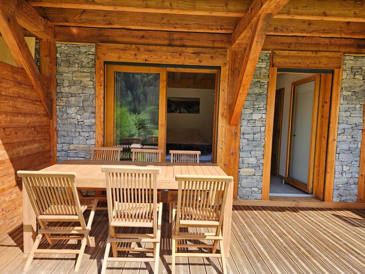 Demi-Chalet Vadel La Panthiaz 15 Pers 5 Chambres Abondance Exterior foto