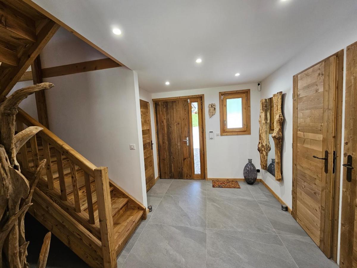 Demi-Chalet Vadel La Panthiaz 15 Pers 5 Chambres Abondance Exterior foto