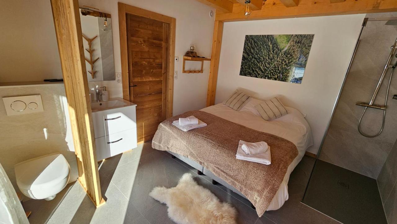 Demi-Chalet Vadel La Panthiaz 15 Pers 5 Chambres Abondance Exterior foto