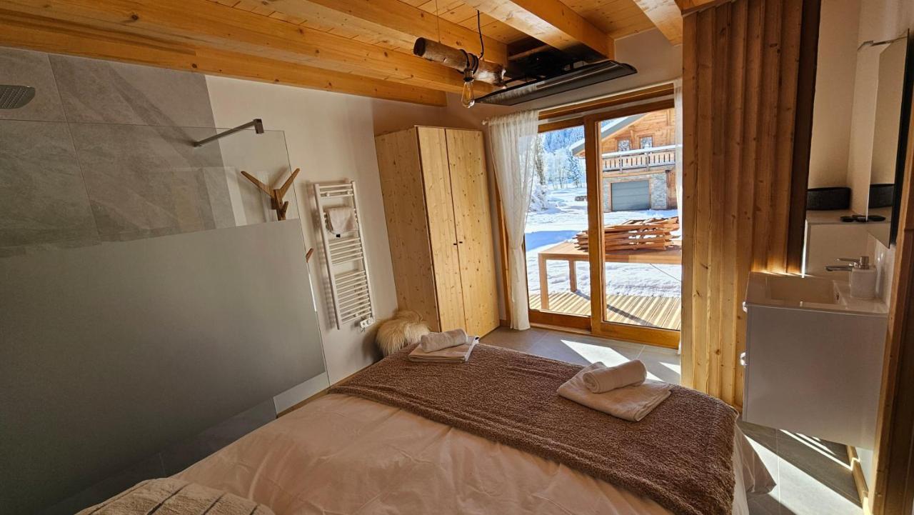 Demi-Chalet Vadel La Panthiaz 15 Pers 5 Chambres Abondance Exterior foto