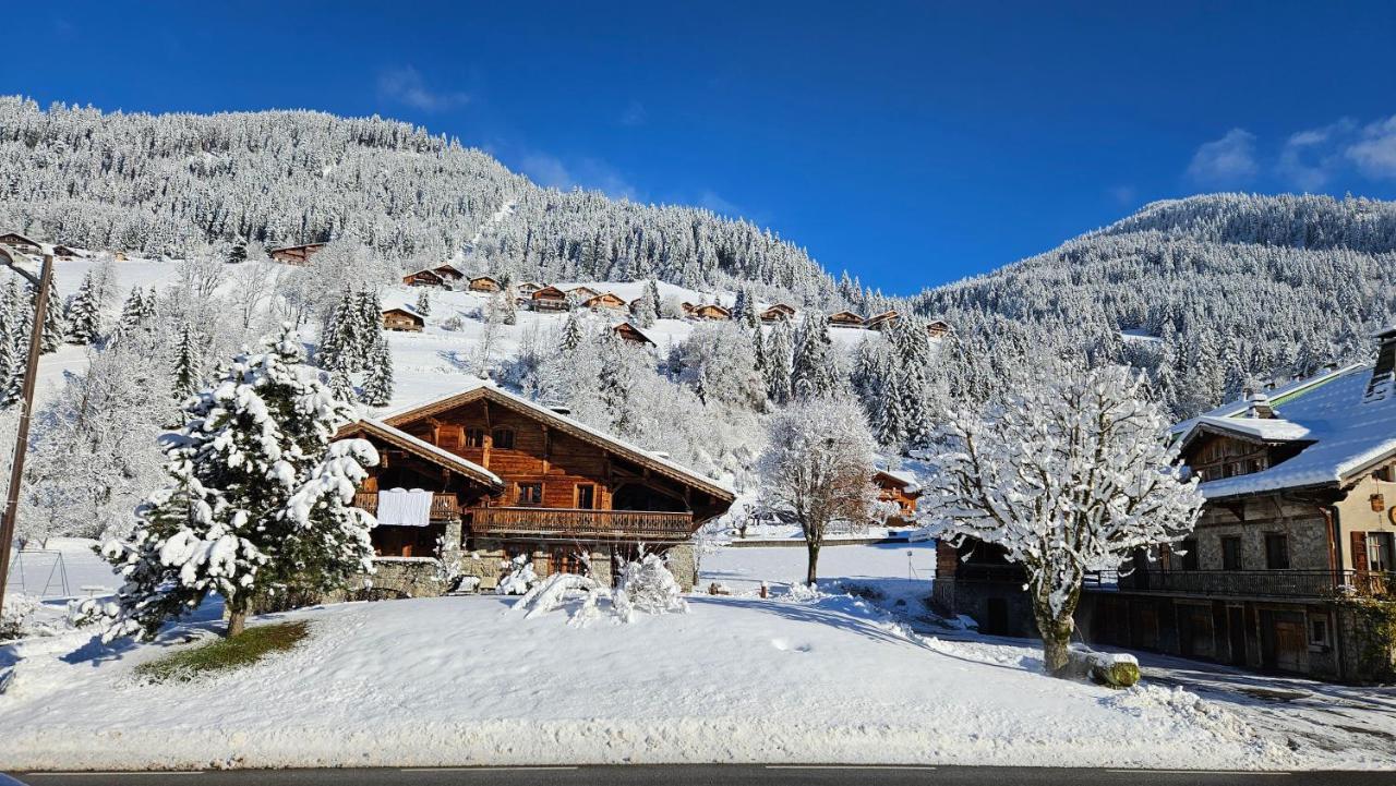 Demi-Chalet Vadel La Panthiaz 15 Pers 5 Chambres Abondance Exterior foto