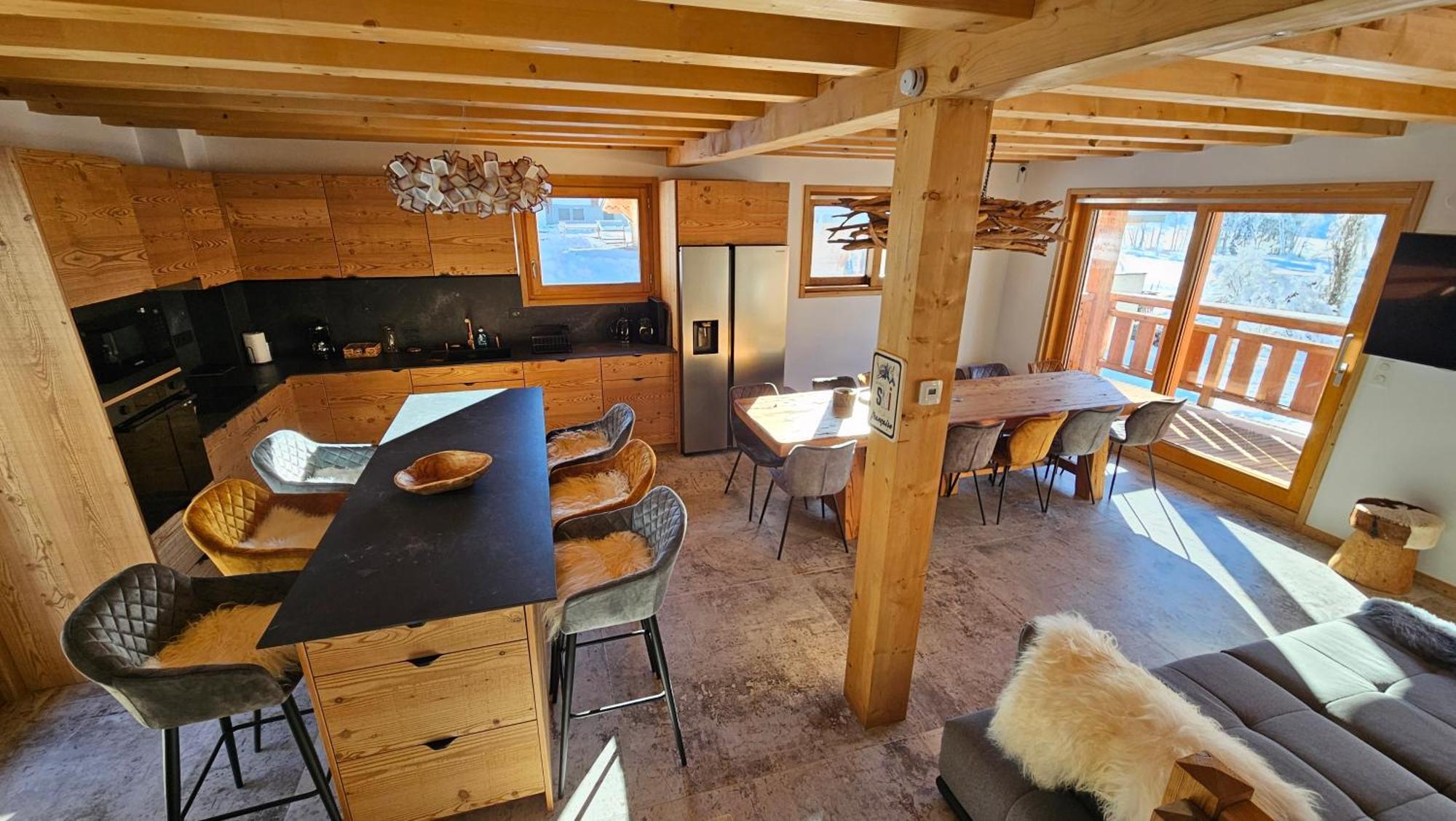 Demi-Chalet Vadel La Panthiaz 15 Pers 5 Chambres Abondance Exterior foto